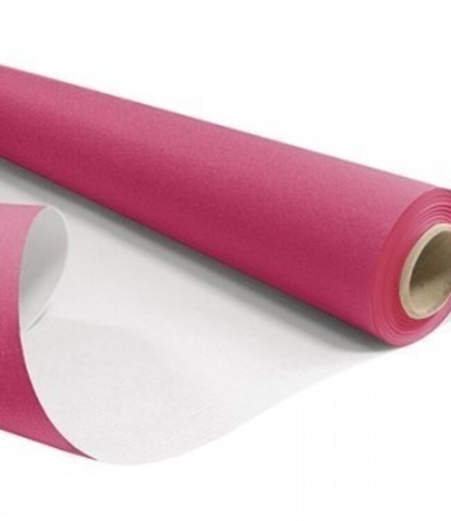 Roll fuchsia coloured paper | Width 80 centimetres | Length 40 metres | Sheet weight 60 grams | Order per roll