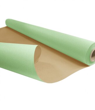 4A Rol groen papier | Breedte 80 centimeter | Lengte 50 meter | 60 gram/m² | Per stuk