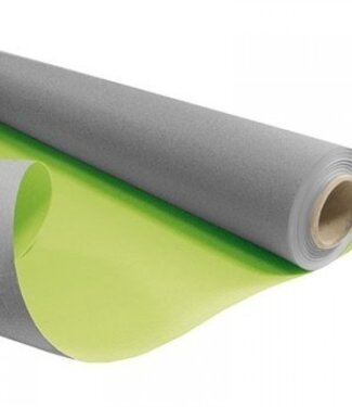 4A Rouleau de papier gris vert pomme Duo | Largeur 80 centimètres | Longueur 40 mètres | Poids de la feuille 60 grammes | Par pièce