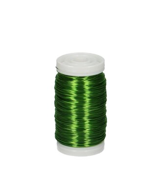 4A Metallic wire apple green | Thickness 0.3 millimetres | Weight 100 grams | Per piece