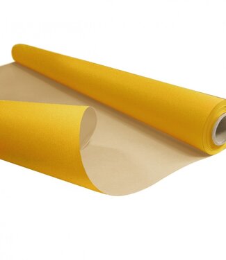 4A Rol geel papier | Breedte 80 centimeter | Lengte 50 meter | 60 gram/m² | Per stuk