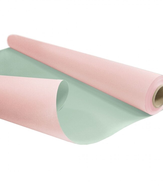 Rol roze papier Duo | Breedte 80 centimeter | Lengte 40 meter | 60 gram/m² | Per rol te bestellen