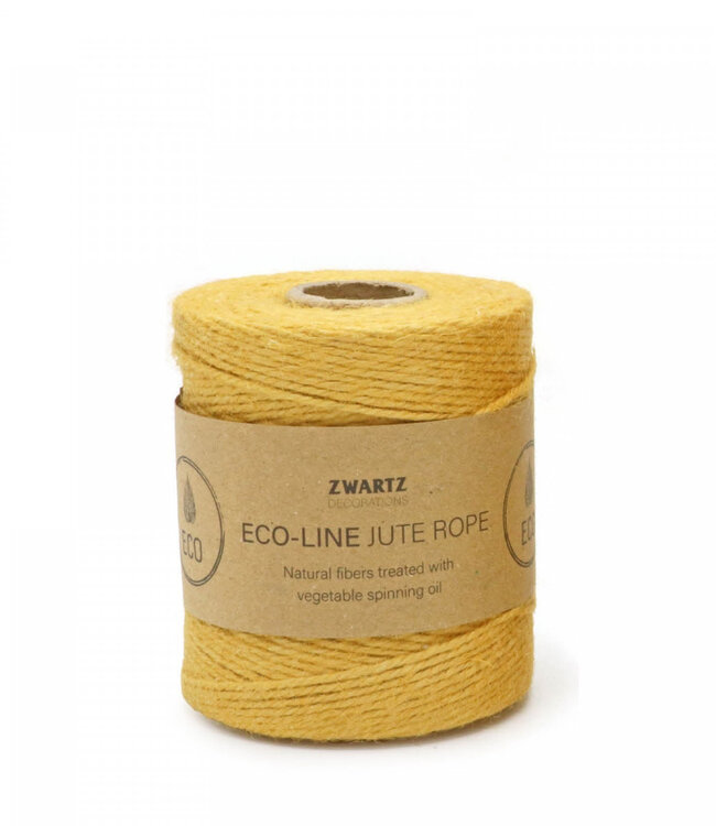 Yellow jute wire | Diameter 3 millimetres | Length 160 metres | Can be ordered individually