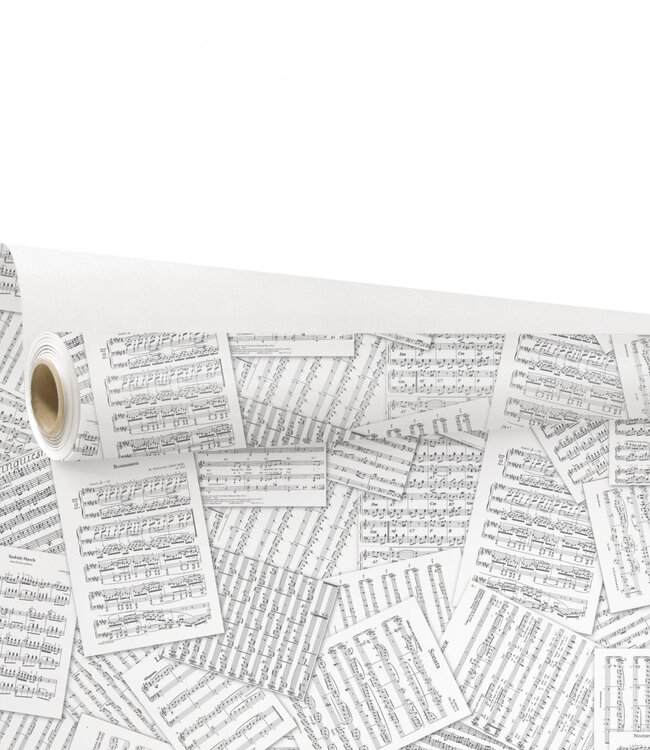 Roll white paper Recital | Width 80 centimetres | Length 40 metres | Order per roll