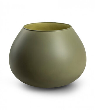 4A Eco vase Lassad green | Min. diameter 13 centimetres max. diameter 22 centimetres | Height 16.5 centimetres | Per piece