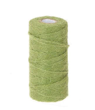 4A Green jute wire cord | Diameter 2 millimetres | Length 100 metres | Each