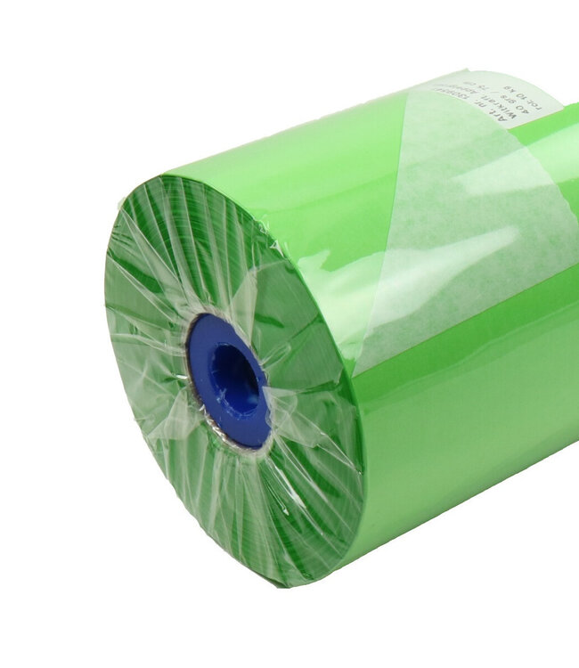 Rol groen papier | Breedte 75 centimeter | 40 gram/m² | Gewicht rol 7.5 kilogram | Per rol te bestellen