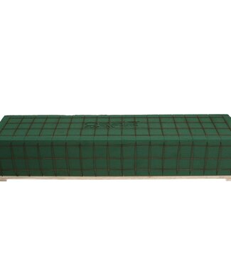 4A Groen Oasis biologisch afbreekbaar steekschuim Bioline Raquette | Afmetingen 51 x 12 x 8 centimeter | Per 4 stuks