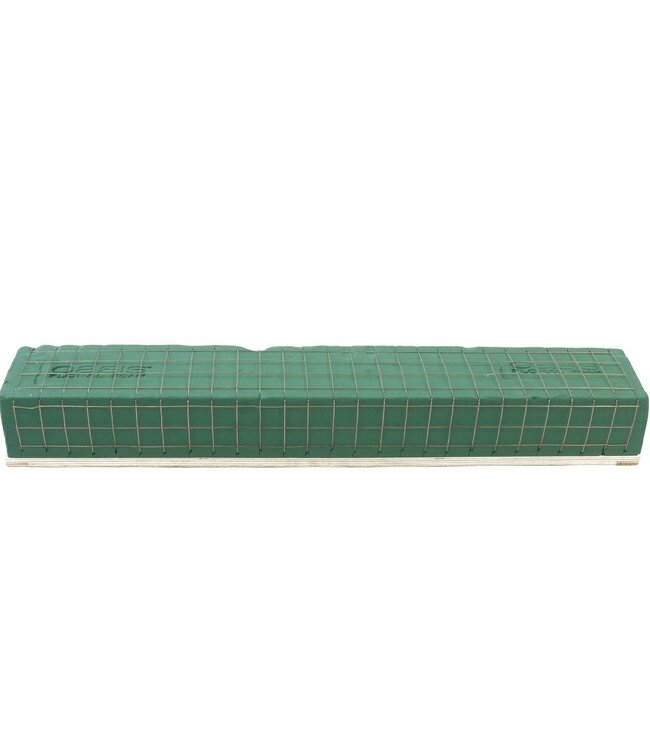 Green Oasis biodegradable floral foam Bioline Raquette | Dimensions 67 x 12.5 x 8 centimetres | Ordered per 2 pieces