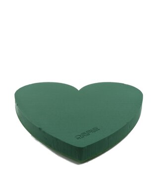 4A Green Oasis biodegradable floral foam Bioline heart | Size 60 x 60 x 5.5 centimetres | Per 2 pieces