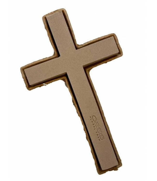 Brown Oasis biodegradable floral foam Biolit cross | Dimensions 42 x 26 x 4.5 centimetres | Ordered per 4 pieces