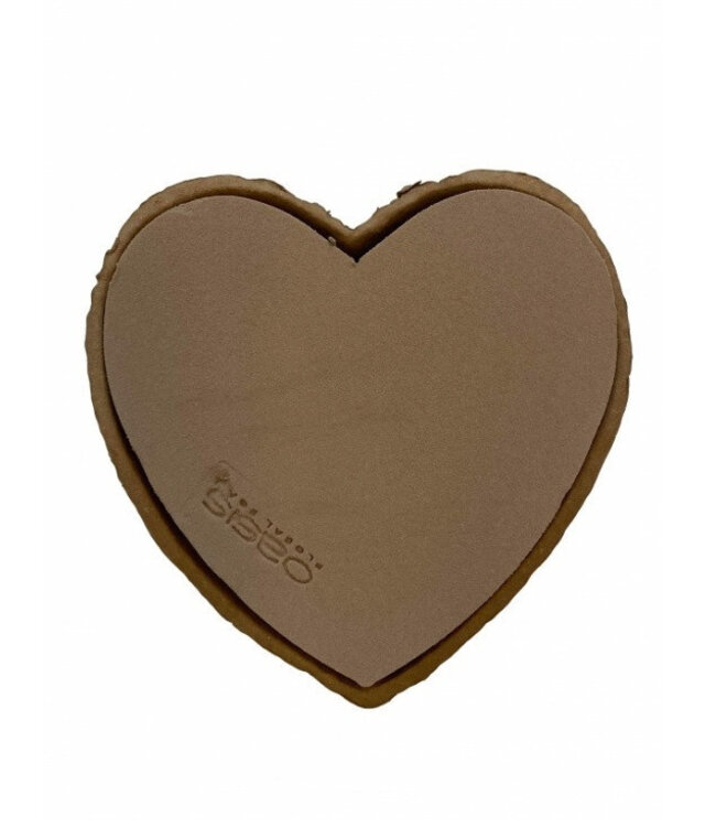 Brown Oasis biodegradable floral foam Biolit heart | Size 25.5 x 28 x 4 centimetres | Order per 4 hearts