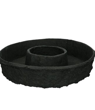 4A Black Oasis biodegradable floral foam Biolit ring | Diameter 28 centimetres | Per piece