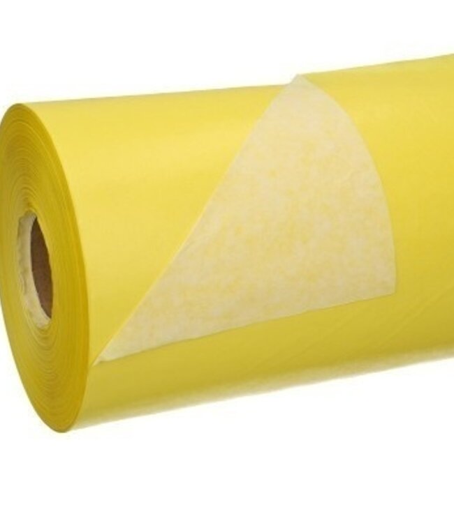 Rolle gelbes Papier | Breite 75 Zentimeter | Blattgewicht 40 Gramm | Rollengewicht 10 Kilogramm | Bestellung pro Rolle