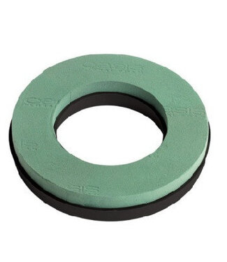 4A Green Oasis biodegradable floral foam Naturebase ring | Diameter 25 centimetres | Per 2 pieces