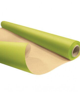 4A Eco waterbestendige rol groen papier | Breedte 80 centimeter | Lengte 25 meter | Per stuk