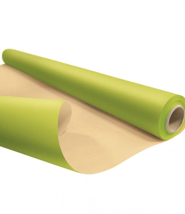 Eco waterbestendige rol groen papier | Breedte 80 centimeter | Lengte 25 meter | Per rol te bestellen