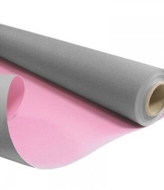 4A Rolle graues Rosenpapier Duo | Breite 80 Zentimeter | Länge 40 Meter | Blattgewicht 60 Gramm | Pro Stück