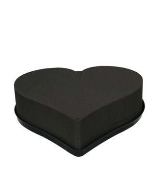 4A Black Oasis Eychenne floral foam heart | Height 28cm | Per 2 pieces