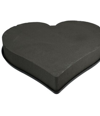 4A Black Oasis Eychenne floral foam heart | Height 44cm | Per 2 pieces