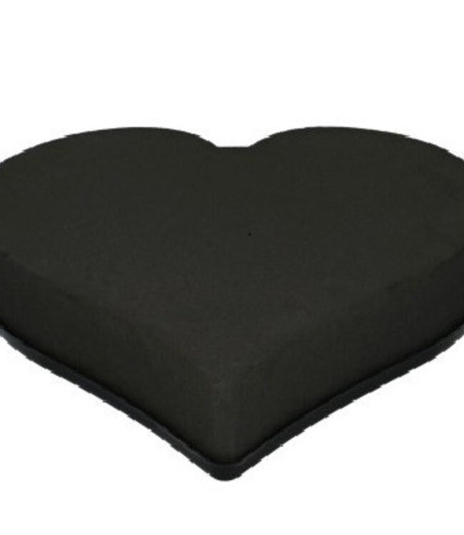 Black Oasis Eychenne floral foam heart | Height 50cm | Order per 2 hearts