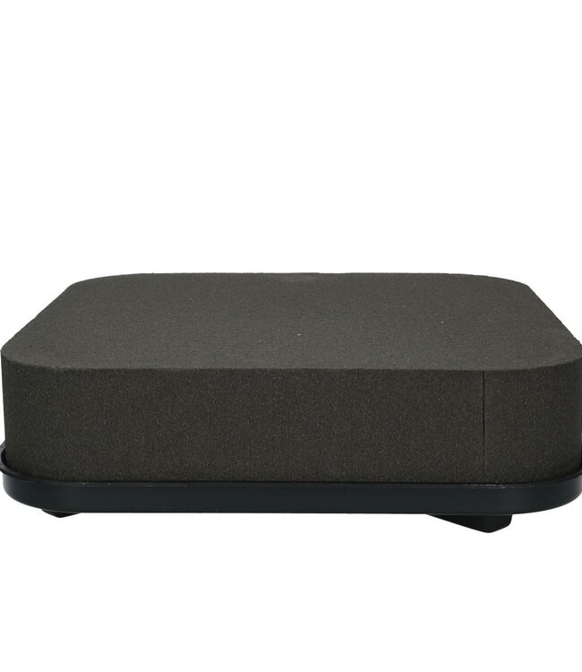 Black Oasis Eychenne floral foam square cushion | Length 30cm | Ordered by 2 pieces