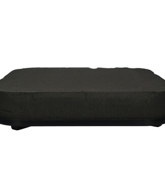 4A Oasis noir Eychenne coussin carré en mousse floral | Longueur 40cm | Par 2 pièces