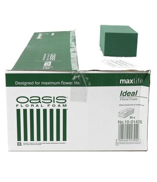 4A Green Oasis Ideal blocs de mousse floraux | Taille 23 x 11 x 8 centimètres | Par 35 pièces