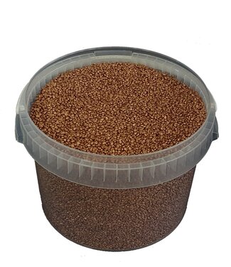 QC Copper-coloured granules | Bucket capacity 3 litres | Per piece