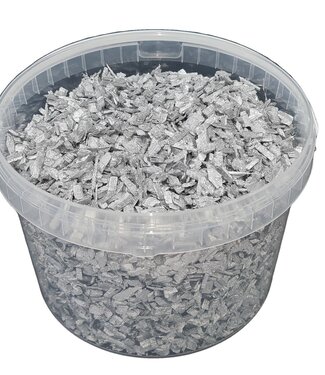 QC Wood chips silver | Bucket capacity 10 litres | Per bucket