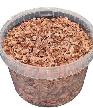 QC Wood chips copper-coloured | Bucket capacity 3 litres | Per bucket