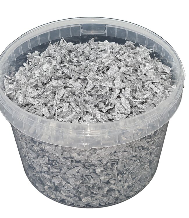 Wood chips silver | Bucket capacity 3 litres | Order by bucket