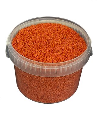 QC Terracotta coloured granules | Bucket capacity 3 litres | Per piece