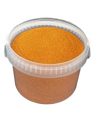 QC Terracotta-coloured quartz sand | bucket capacity 3 litres | each