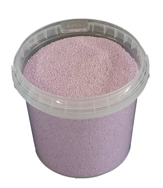 QC Lilac-coloured quartz sand | Bucket capacity 1 litre | Per 6 pieces