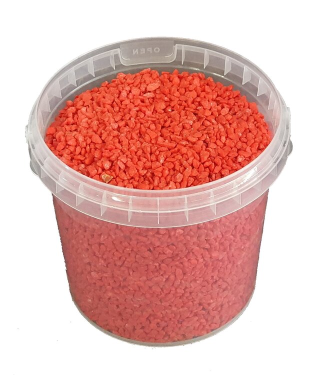 Granulés rouges | Capacité du seau 1 litre | Commande par 6 seaux