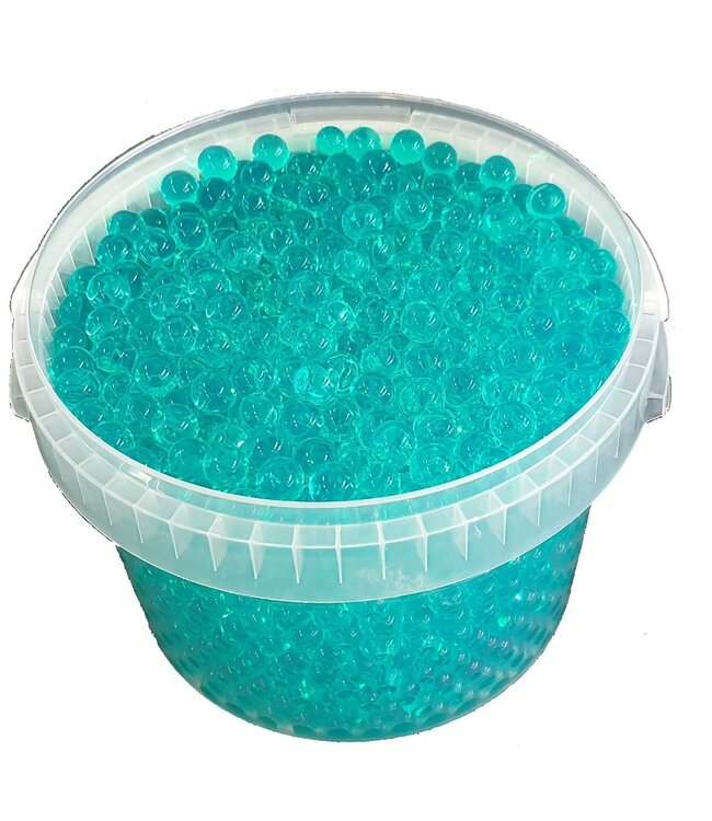 Dark green gel beads - orbeez - water beads | Bucket capacity 3 litres | Order by bucket