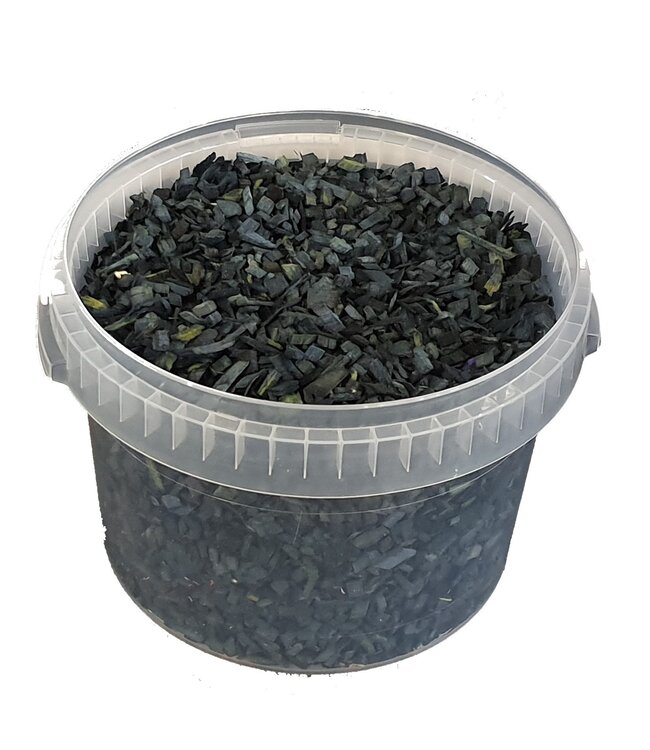 Wood chips black | Bucket capacity 3 litres | Order by bucket