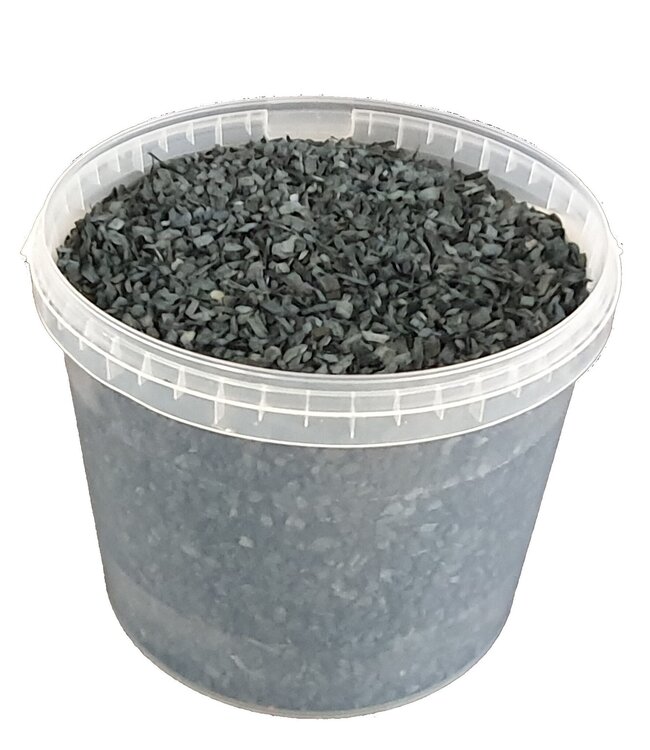 Wood chips black | Bucket capacity 10 litres | Order by bucket