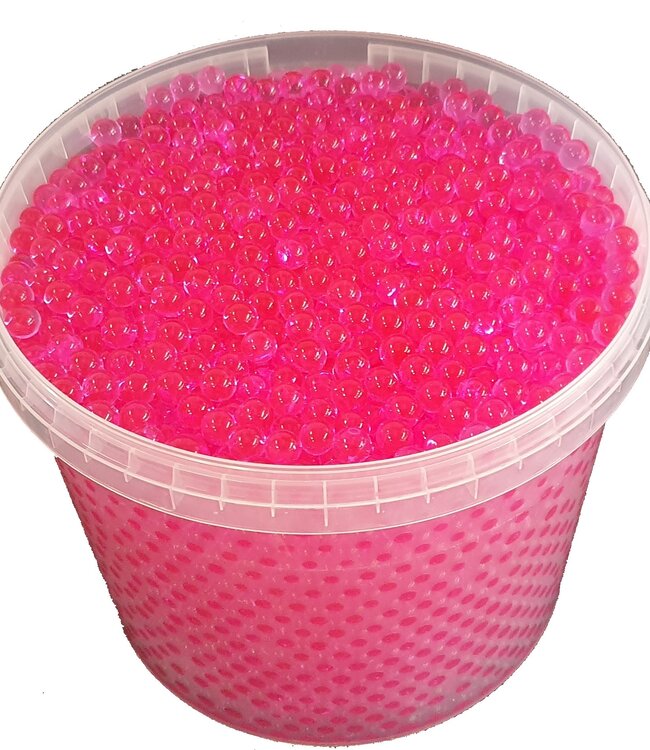 Pink gel beads - orbeez - water beads | Bucket capacity 10 litres | Order per bucket