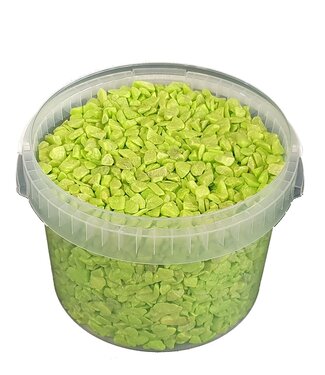 QC Light green decorative stones | Bucket capacity 3 litres | Each