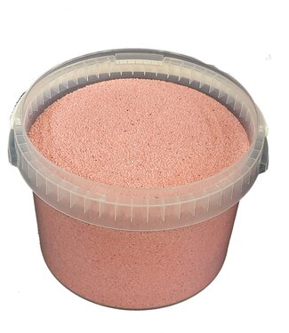 QC Rose-coloured quartz sand | bucket capacity 3 litres | each