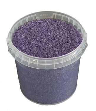 QC Purple quartz sand | Bucket capacity 1 litre | Per 6 pieces