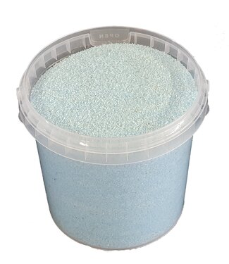 QC Light blue quartz sand | Bucket capacity 1 litre | Per 6 pieces