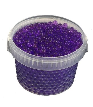 QC Perles de gel violet | Capacité du seau 3 litres | Par seau