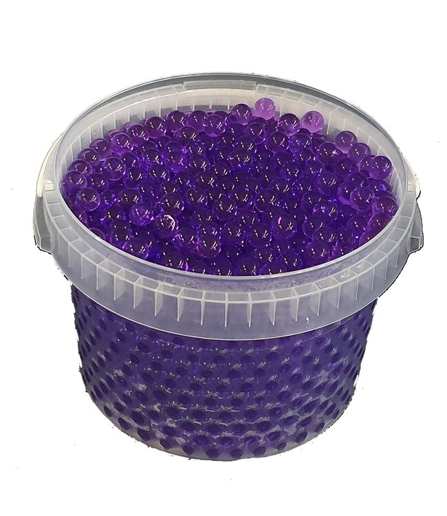 Paarse gelparels - orbeez - waterbeads - waterparels | Emmerinhoud 3 liter | Per emmer te bestellen