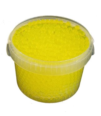 QC Yellow gel beads | Bucket capacity 3 litres | Per bucket