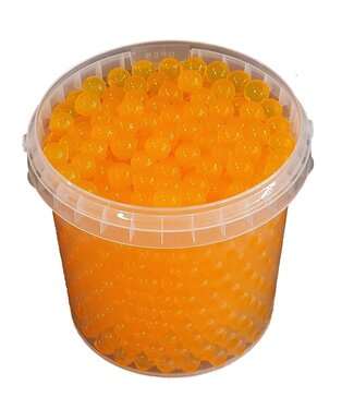 QC Perles de gel orange | Capacité du seau 1 litre | Par 6 seaux