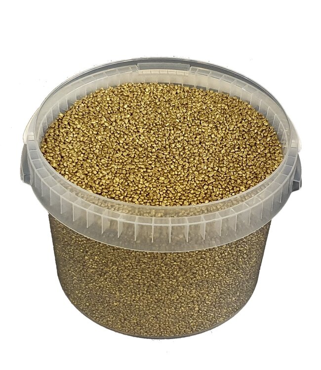 Gold-coloured granules | Bucket capacity 3 litres | Order by bucket