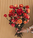 Dried salmon-coloured Helichrysum | Salmon-coloured straw dried flowers | Length 55 centimetres | Order per bunch